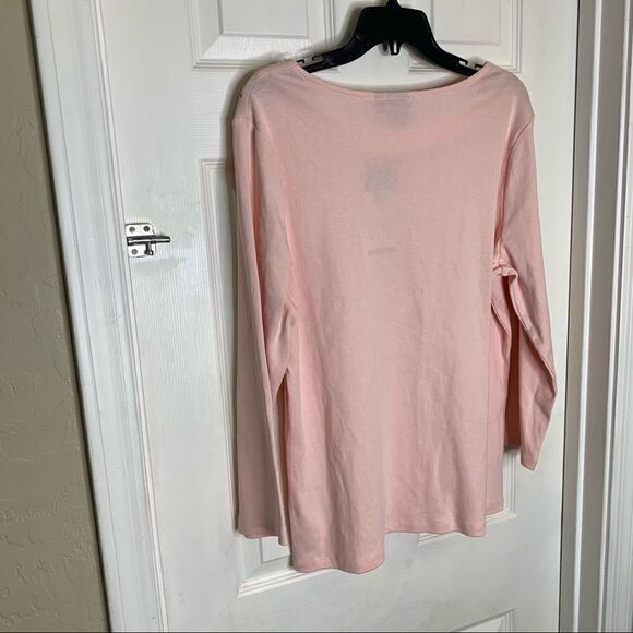 Rafaella Jeweled Top Size XL Chintz Rose Color - Picture 8 of 11